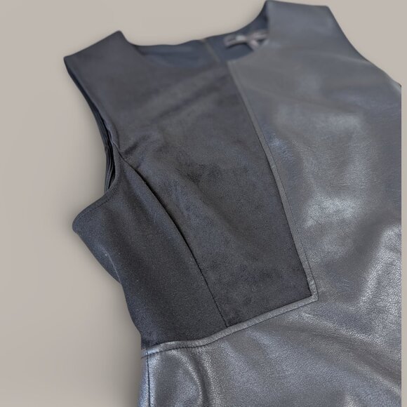 BCBG MaxAzria Midi Leather Dress - NWT - Size Large - Picture 4 of 10